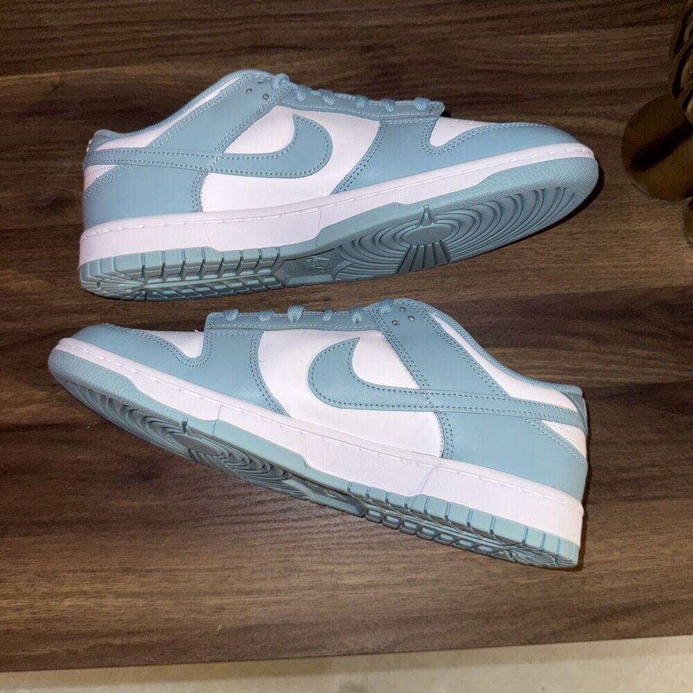Nike Dunk Low Denim Turquoise White DV0833-106 Men's Shoes Size 11